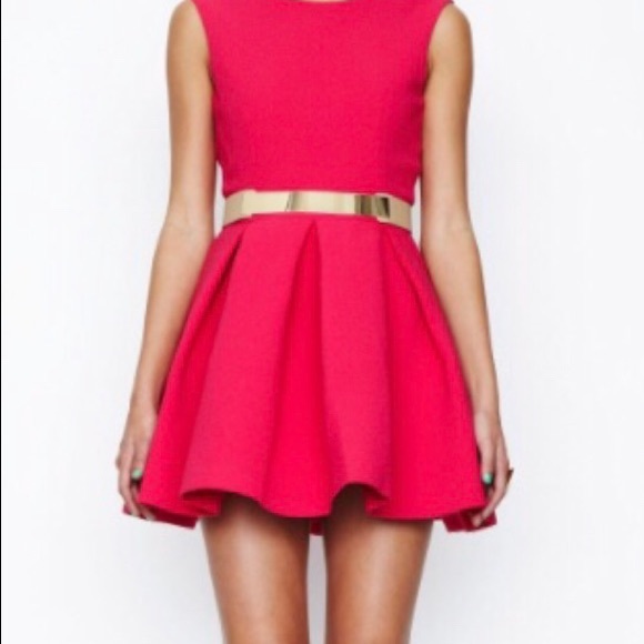 AQUA / Aqua Floyd Structured Skater Dress - Picture 7 of 7